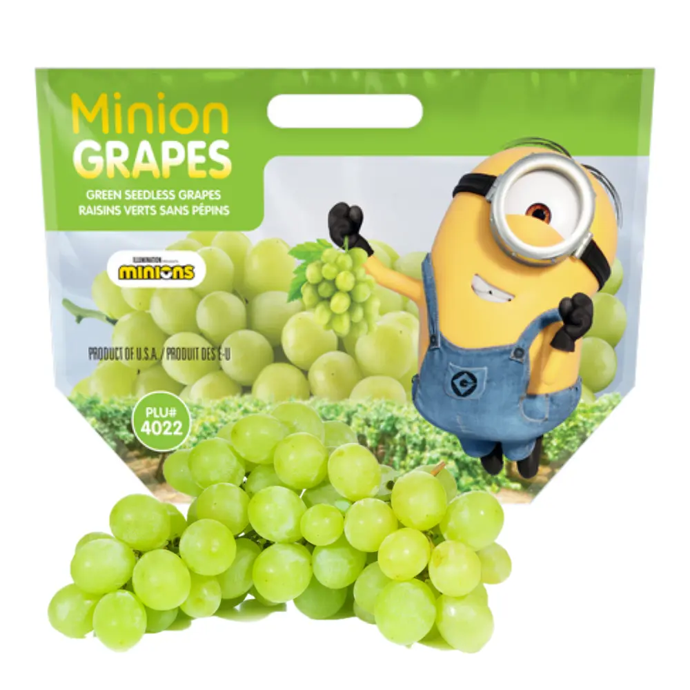 Nho Xanh Không Hạt Mỹ - Minion Grapes - Sugrathirtyfive Autumn Crisp - Green Seedless Grapes - DAYKA & HACKETT
